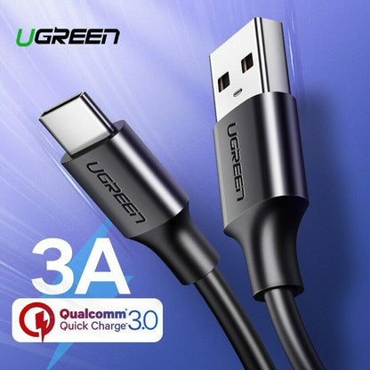 UGREEN USB 2.0 Male to USB-C Male Data and Charging Cable for Android Samsung Huawei