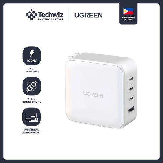 Ugreen 4-Port Nexode Gan Fast Charging Charger 3C1A 100W