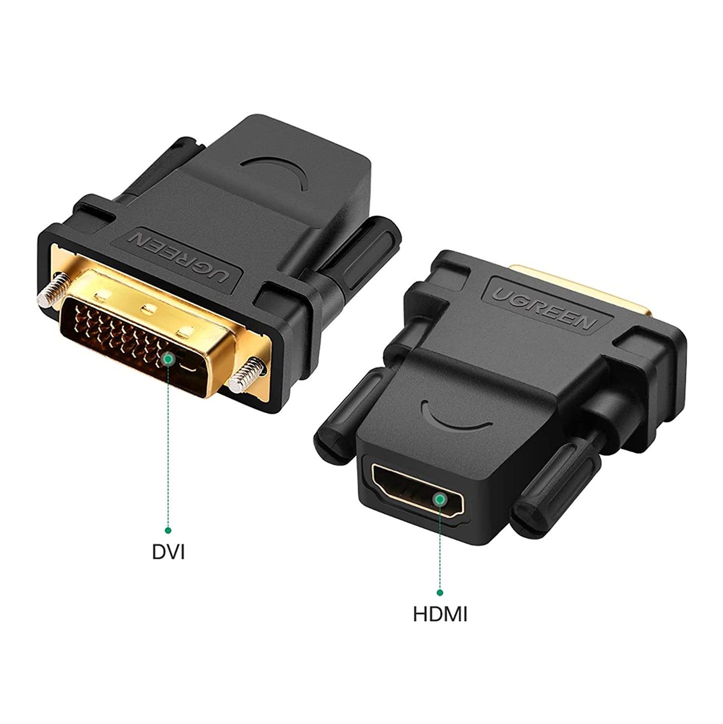 UGREEN DVI 24+1 Male to HDMI Female Adapter