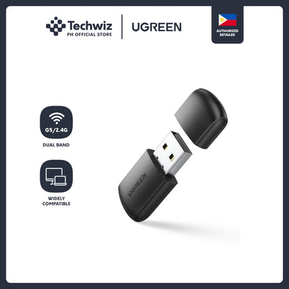 UGREEN AC650 11ac Dual-Band Wireless USB Adapter