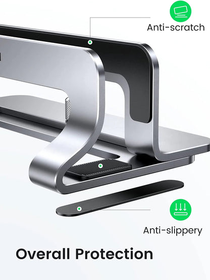UGREEN Aluminum Alloy Vertical Laptop Stand with Flexible Width