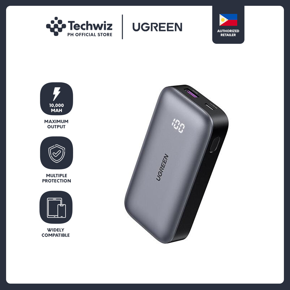 UGREEN 30w 10000mAh Two-way Fast Charging Power Bank - PH