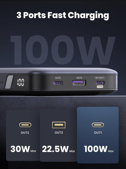 UGREEN 20000mAh Two-way Fast Charging Power Bank - PH