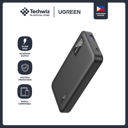 UGREEN 20w 10000mAh Two-way Fast Charging Power Bank Black - PH