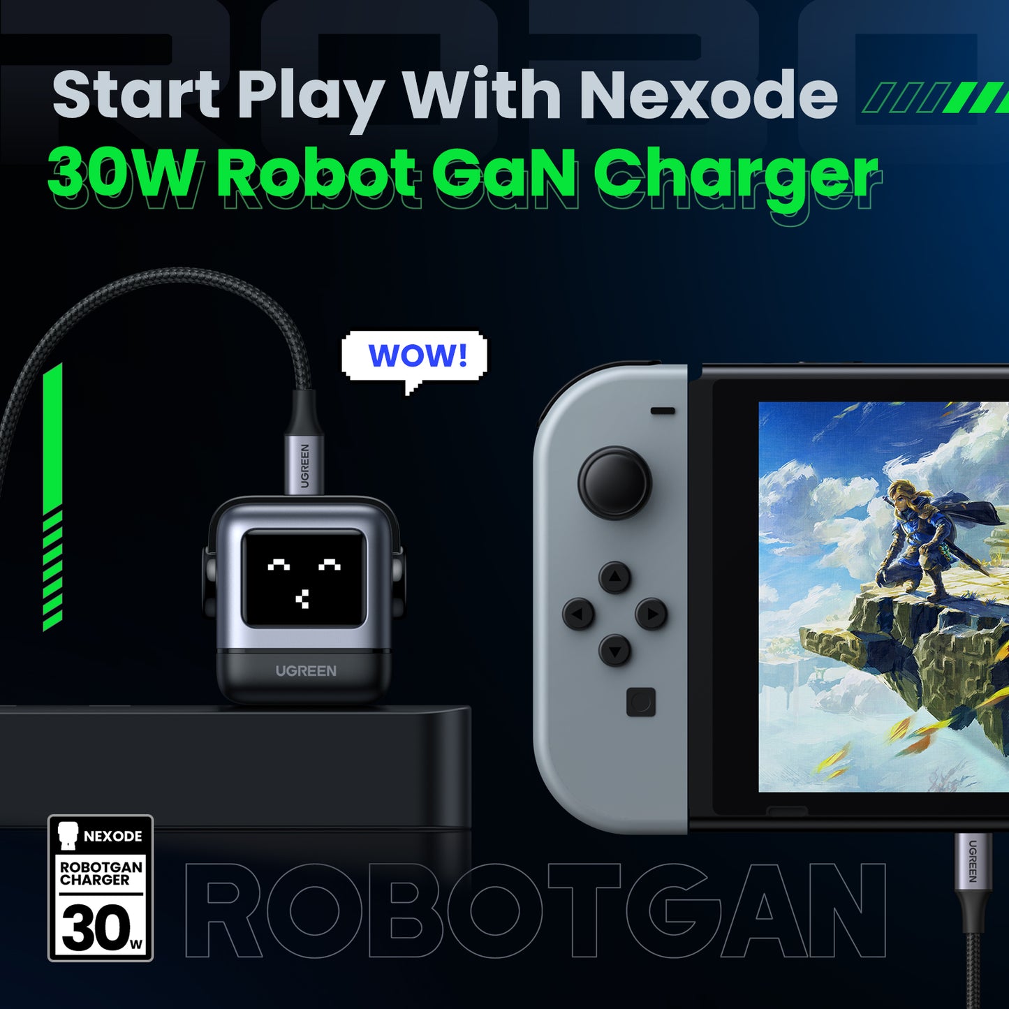 UGREEN Nexode 30W USB-C PD RobotGaN Fast Charger - PH