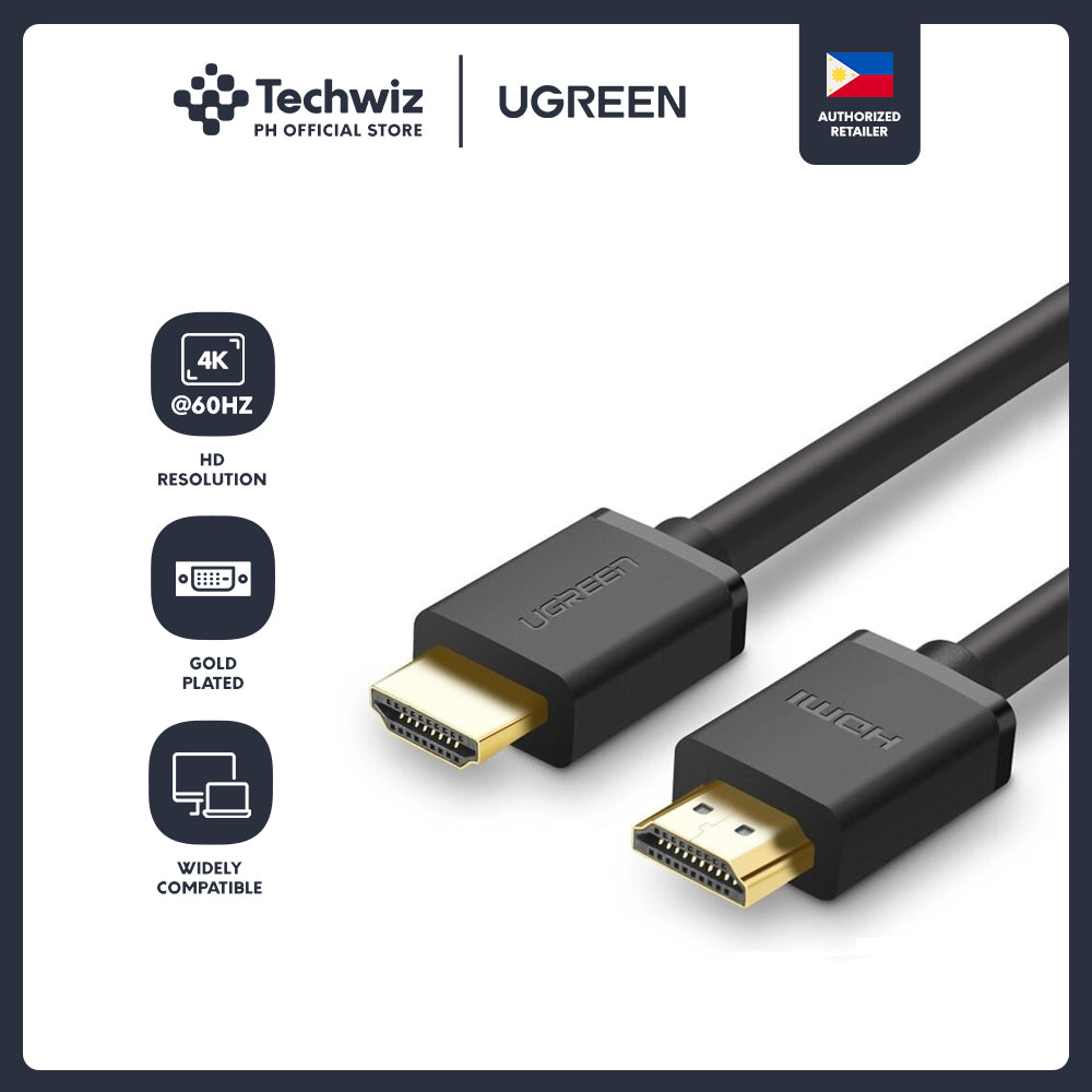 UGREEN HDMI Cable 0.5m (Black) - PH