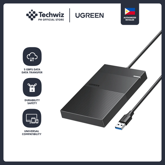 UGREEN 2.5 Inch Hard Drive Enclosure with Cable 5G