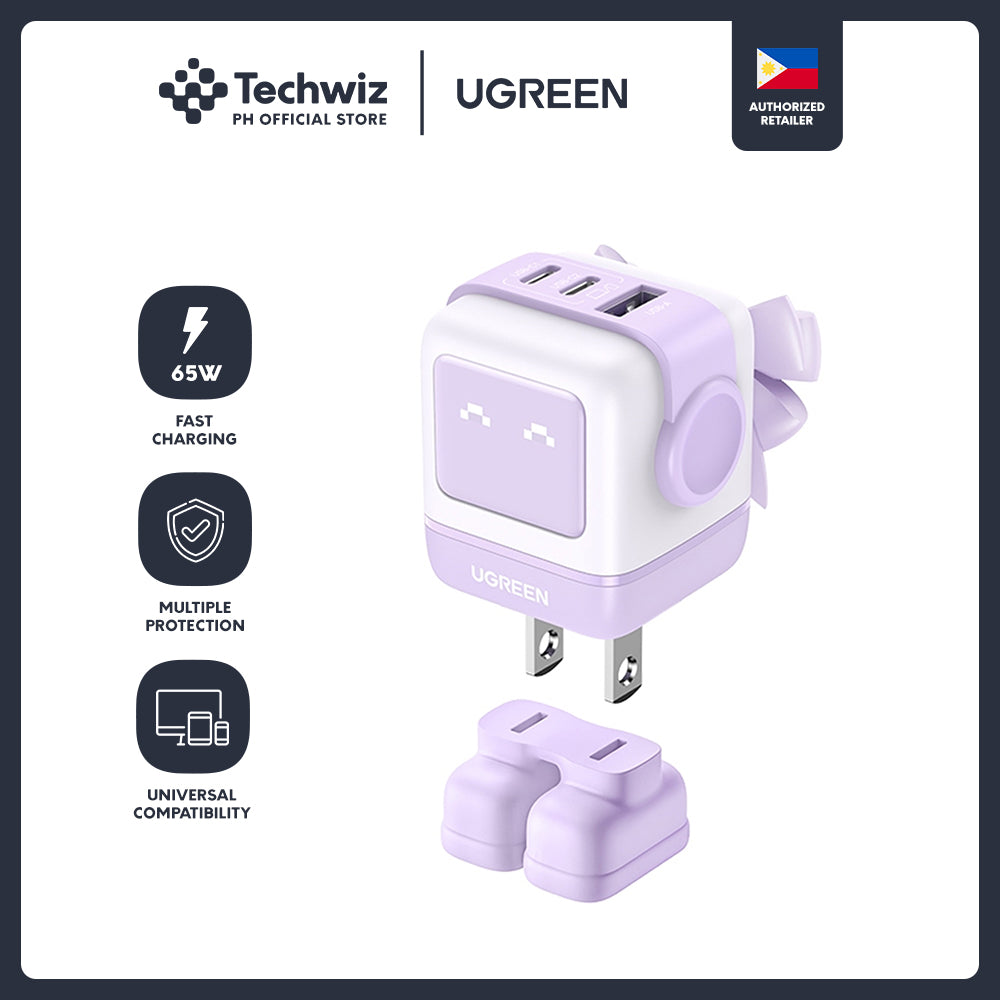 [Techwiz] UGREEN RobotGan 65W Purple – PH