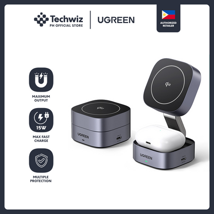[Techwiz] UGREEN 2-in-1 Magnetic Wireless Charger -PH