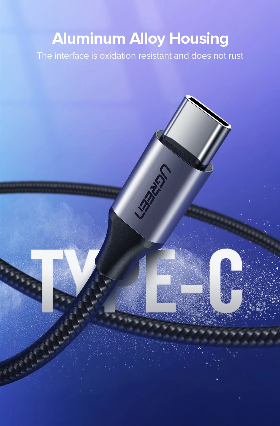 [Techwiz] UGREEN USB to USB-C 3A Fast Charging Data Cable - PH