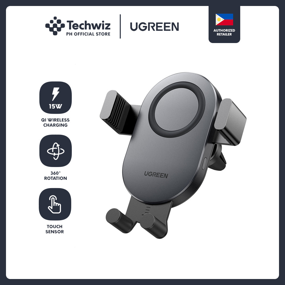UGREEN 15W Automatic Induction Wireless Charging Phone Mount Holder