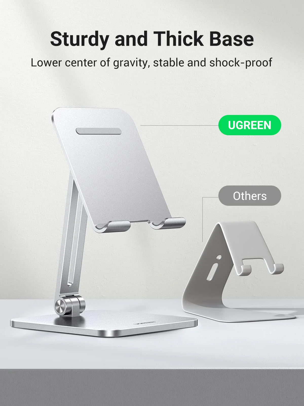 UGREEN Foldable Metal Desk Tablet Stand