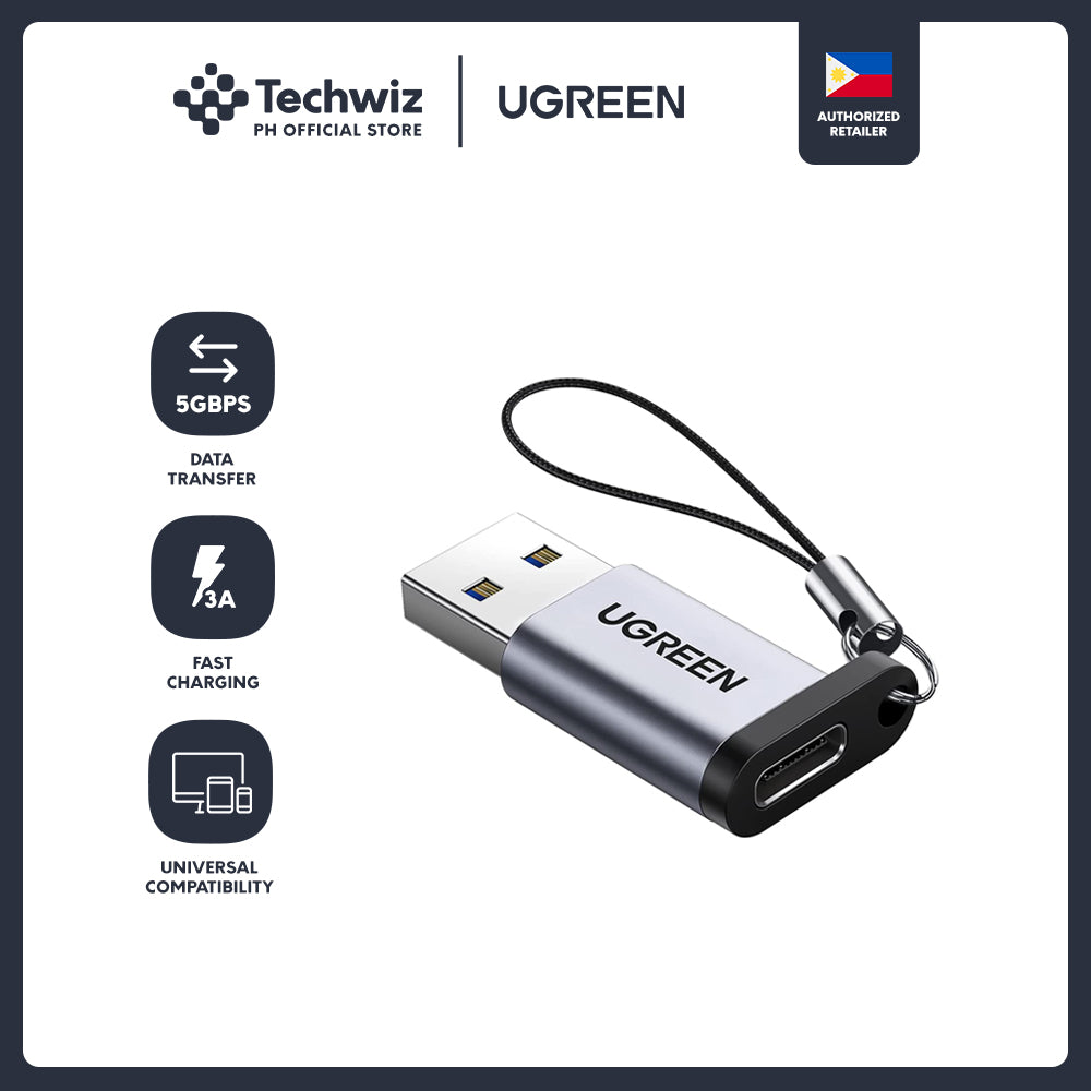 UGREEN USB C Female to USB 3.0 Male Converter for Laptops