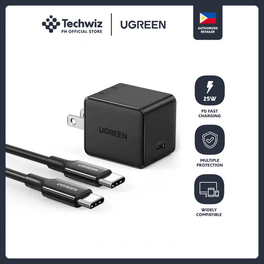 UGREEN 25W PD Super Fast Charger + 2M USB-C Charging Cable