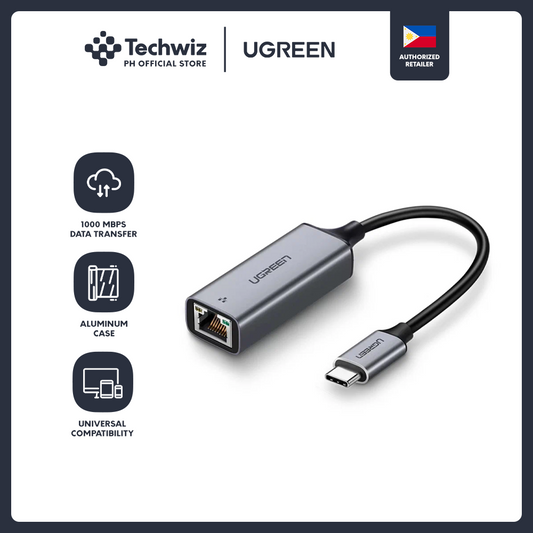 UGREEN USB C to Ethernet Gigabit Type C to RJ45 Thunderbolt 3 Network LAN Adapter 10/100/1000Mbps Compatible with MacBook Pro Air iPad Pro 2020 2019 Nintendo Switch XPS 15 13 ThinkPad Samsung S20 S10