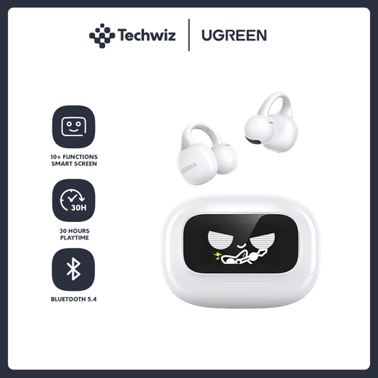 [Techwiz] UGREEN Clip Buds True Wireless Earbuds White - PH
