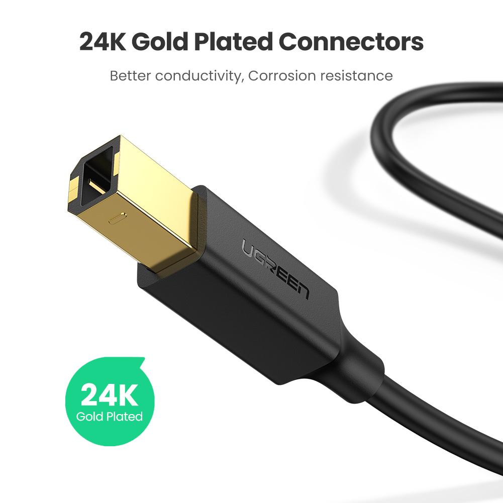 UGREEN USB 2.0 AM to BM Printer Cable