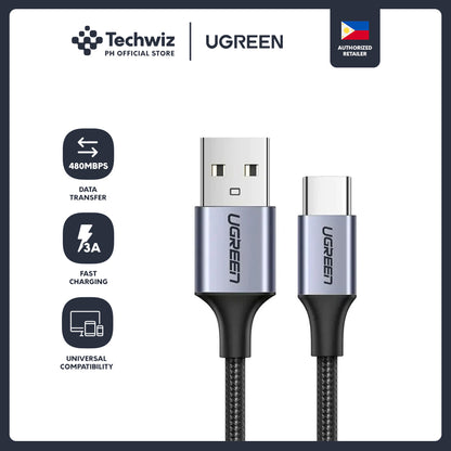 [Techwiz] UGREEN USB to USB-C 3A Fast Charging Data Cable - PH