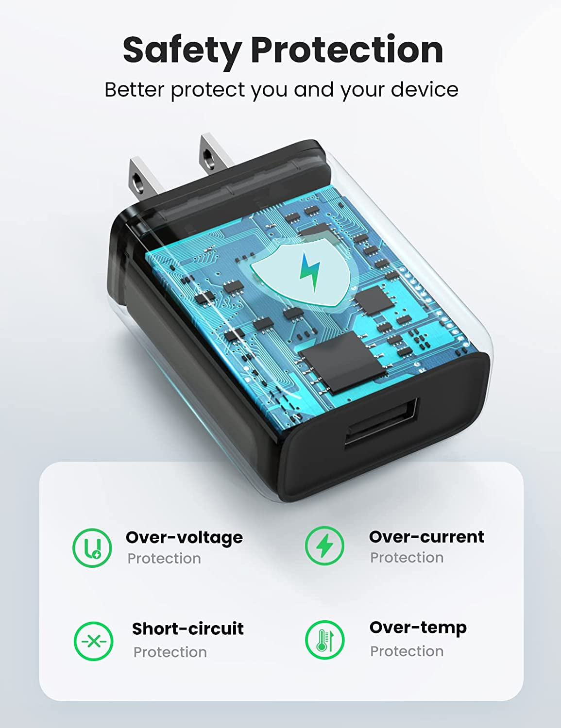 UGREEN 18W USB Quick Charge 3.0 USB Charger for Android