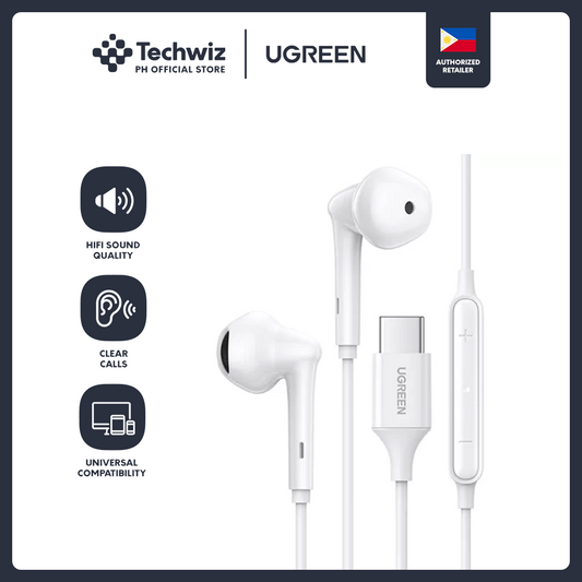 UGREEN Type-C In-Ear Earphones White