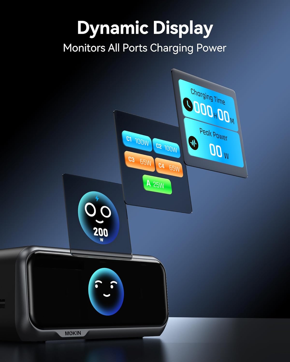 MOKiN 200W 6 in 1 Charging Station - PH
