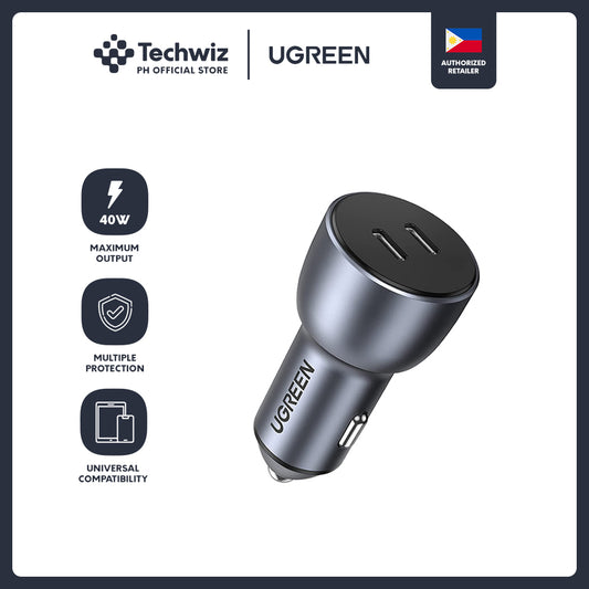 UGREEN USB C 50W PPS Aluminum Alloy Shell PD Fast Car Charger