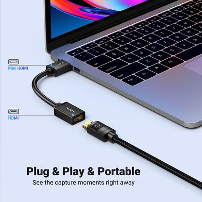 UGREEN 4K Mini HDMI Male to HDMI Female Adapter Cable 22cm