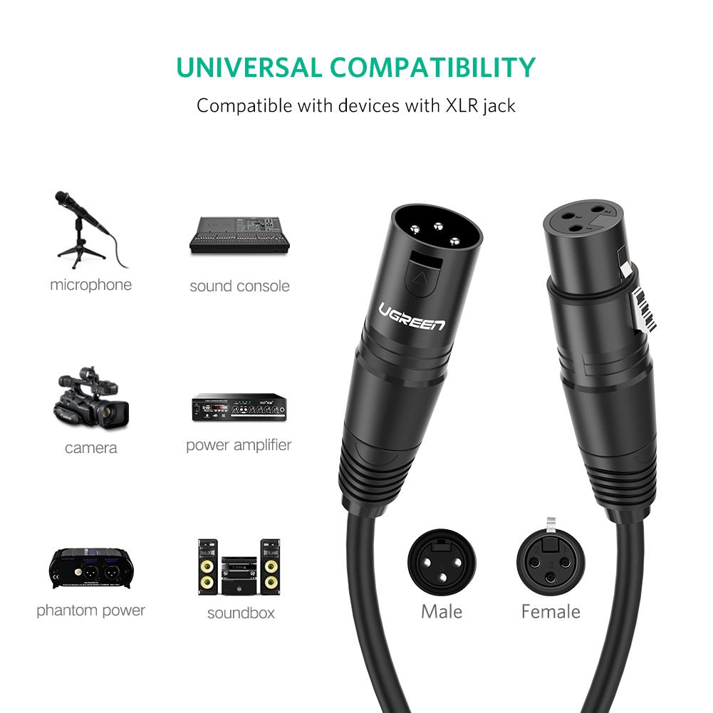 UGREEN Microphone XLR Extension Cable