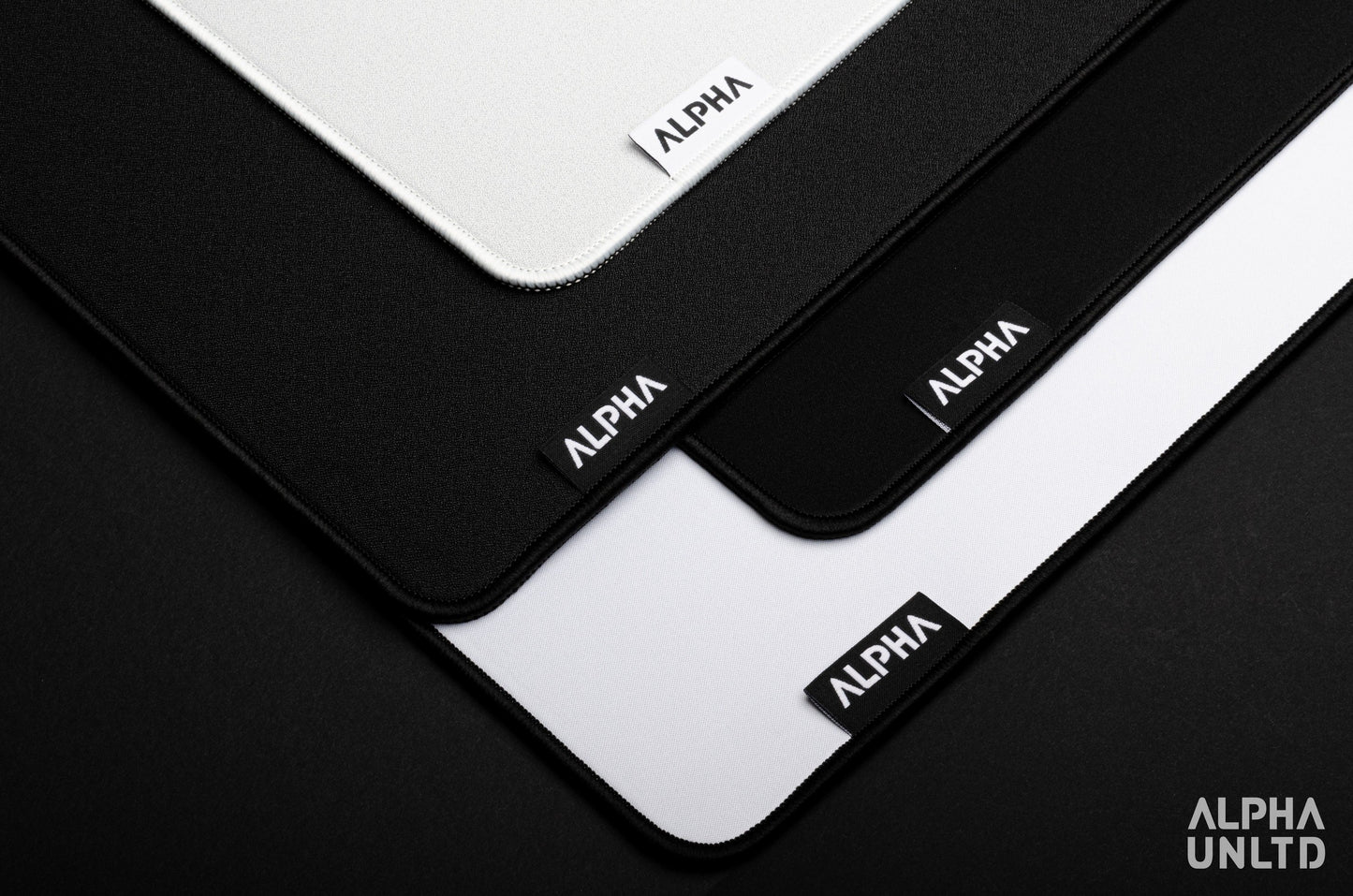 Alpha Unltd Gaming Mousepad XL White (450x400x3mm) - Standard (Speed Control)