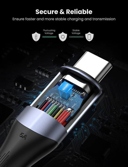 UGREEN USB-C to USB-C Cable, 240W Power Delivery USB C 3.1 Gen 2 10Gbps 4K Video Compatible