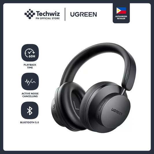 UGREEN HiTune Max3 Hybrid Active Noise-Cancelling Headphones (Black) - PH