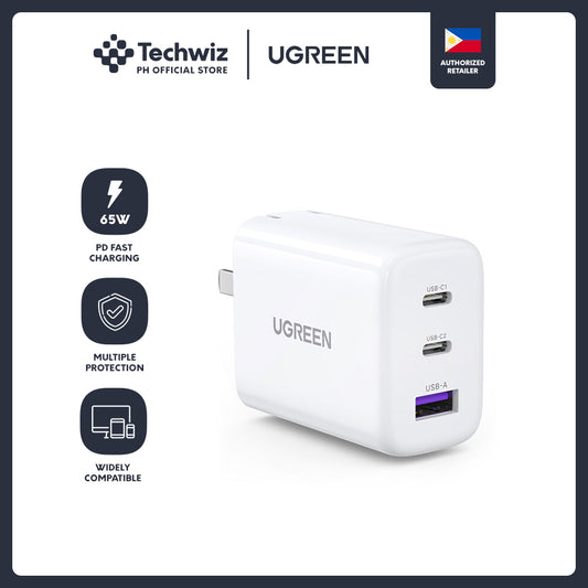 UGREEN 65W 2C1A Fast Charger (White) US