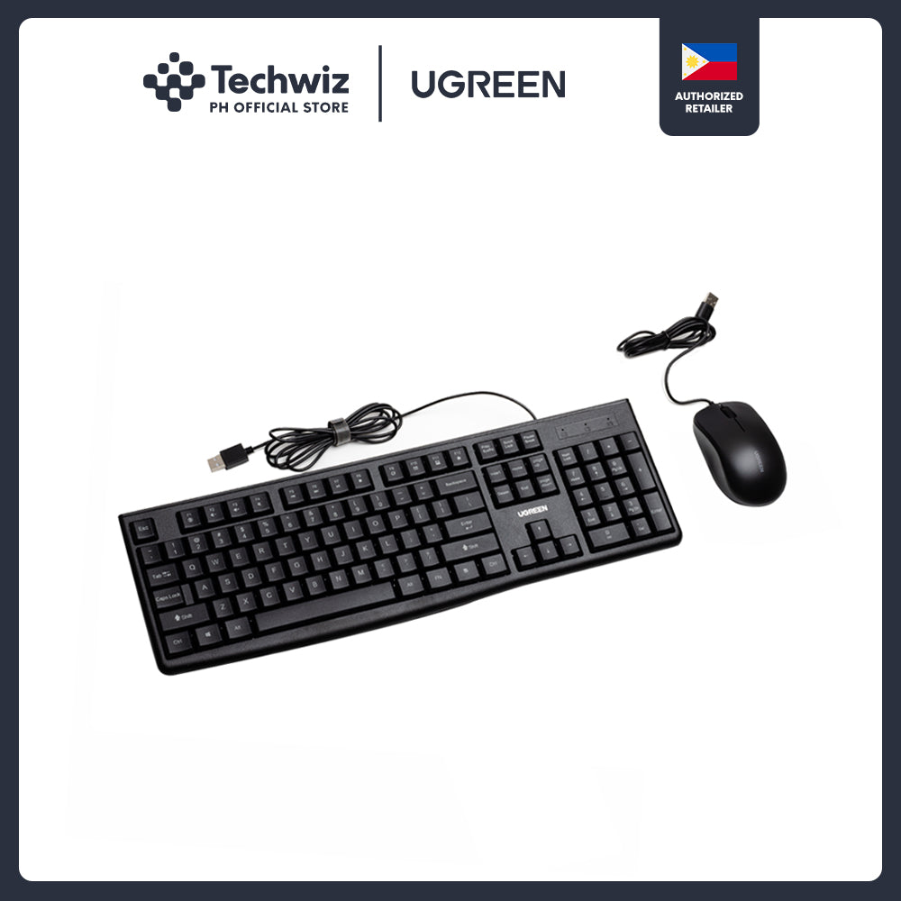 UGREEN Wired Keyboard and Mouse Combo