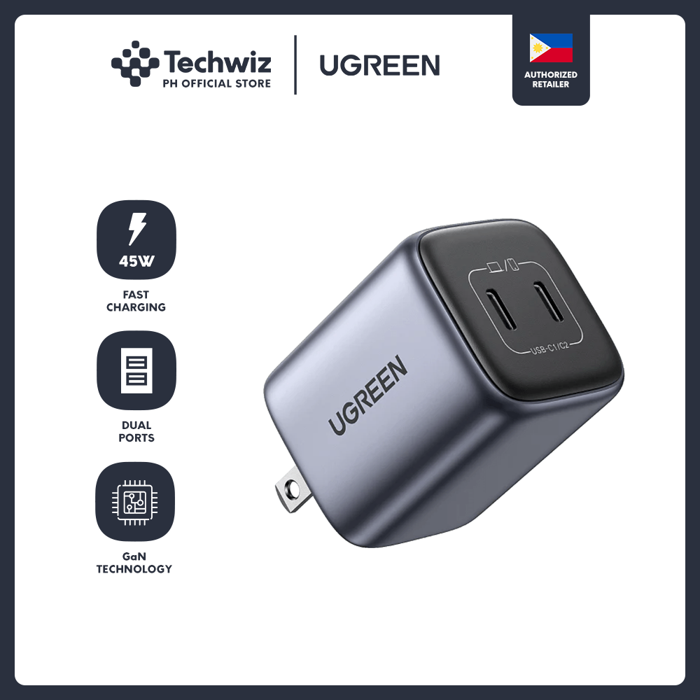 UGREEN NEXODE 45W USB-C GaN Charger iPhone 14 Pro Max SAMSUNG S22