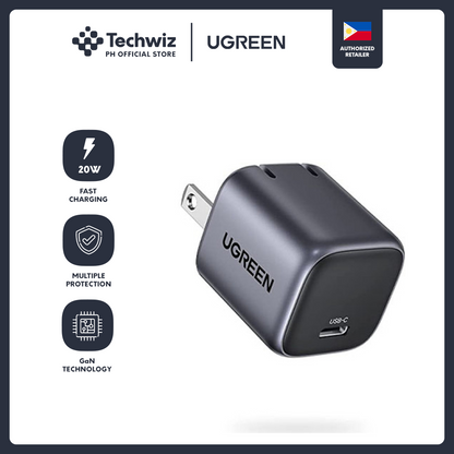 UGREEN NEXODE Series 20W USB-C Mini GaN Fast Charging Mobile Wall Charger