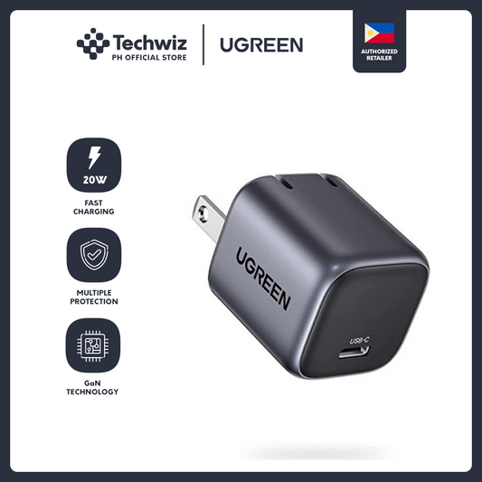 UGREEN NEXODE Series 20W USB-C Mini GaN Fast Charging Mobile Wall Charger