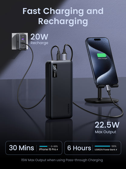 [Techwiz] UGREEN 20000mAh Two-way Fast Charging Power Bank - PH