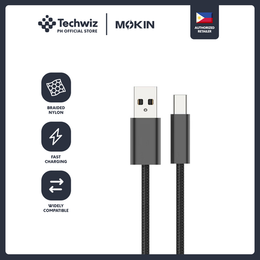 MOKiN USB 2.0 A-C 60W braided cable 1M - PH