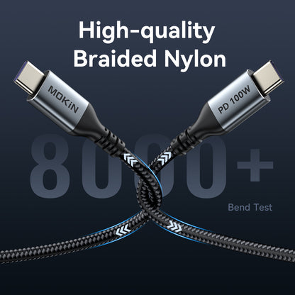 MOKiN PD100w USB C 2.0 1.2M Braided Cable - PH