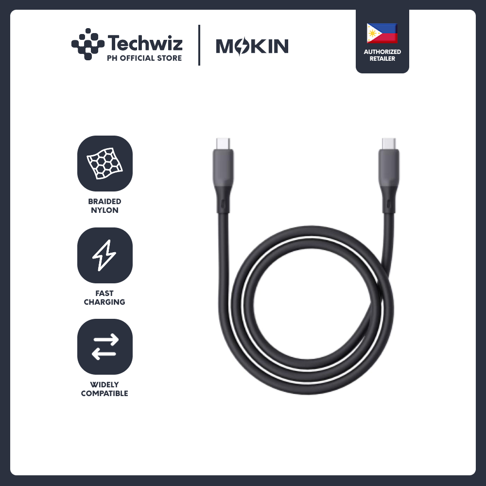 MOKiN USB4.0 C-C 240w braided cable 1M - PH