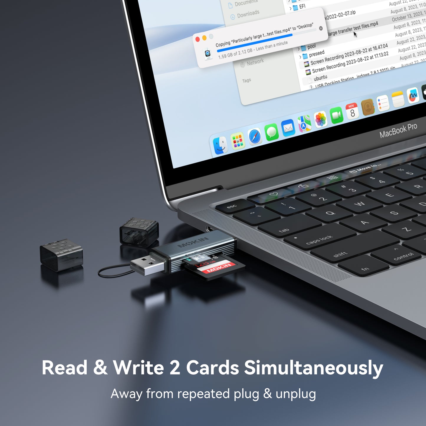 MOKiN Card Reader USB 3.0 Type C Dual - PH
