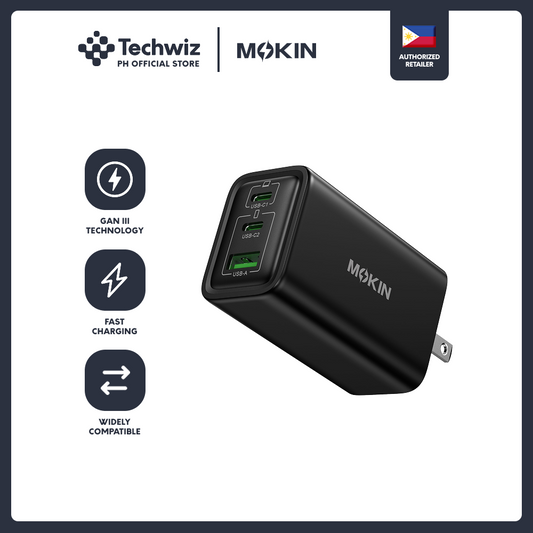 MOKiN 100W 3Port GaN USB C Wall Charger