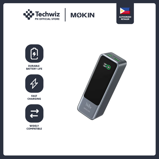 MOKiN Fast Charging Power Bank for Laptop | 24000mAh 140W - PH