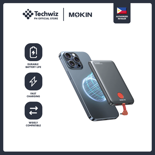 Mokin 5000 mah Power Bank Magnetic Portable Ultra-Slim Wireless 20w Fast Charging PowerBank - PH