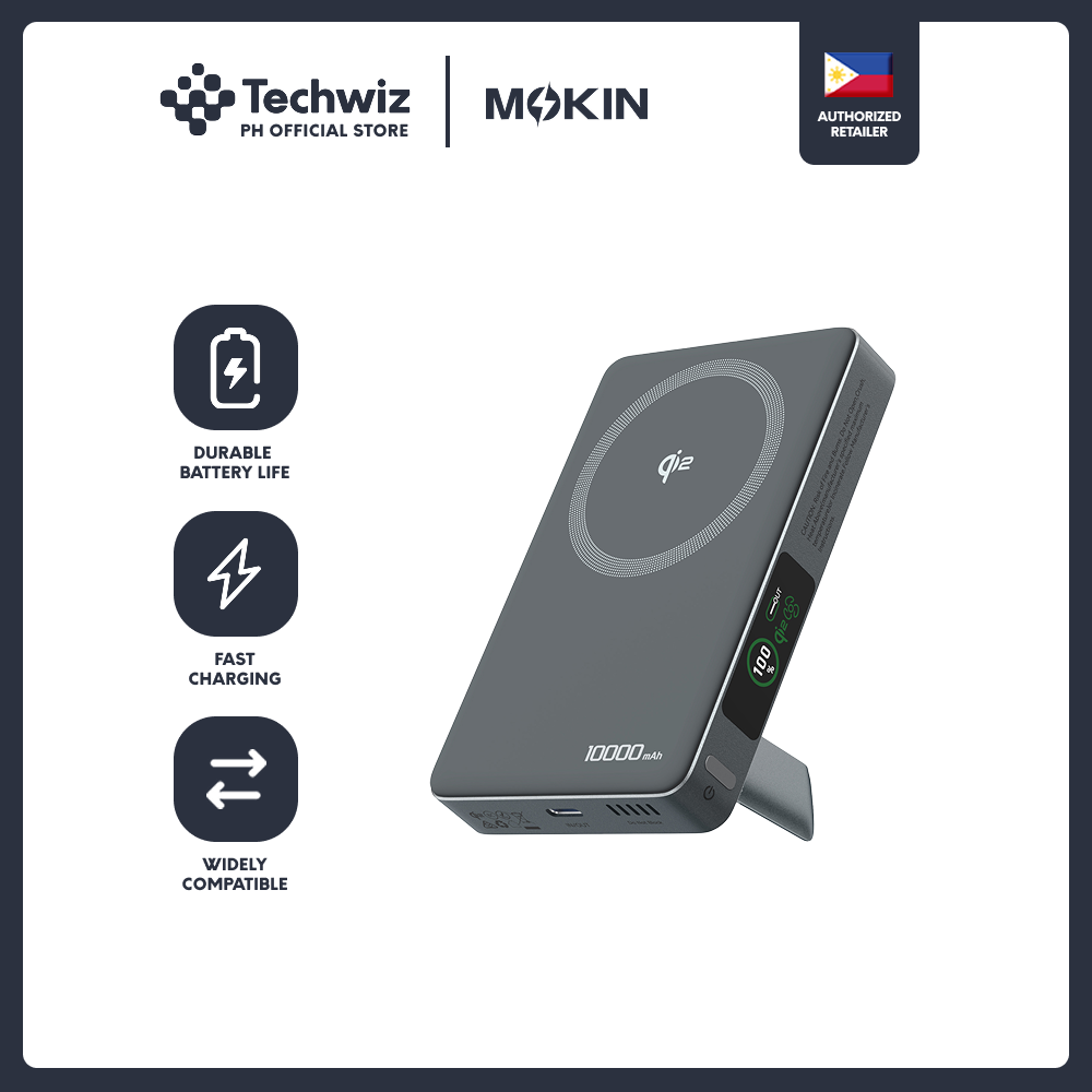 MOKiN Wireless Qi2 Power Bank 10000mAh/35W - PH