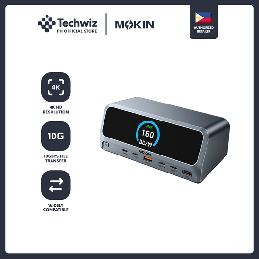 MOKIN 13-IN-1 Power Docking Station 160W with LCD Smart Display - PH