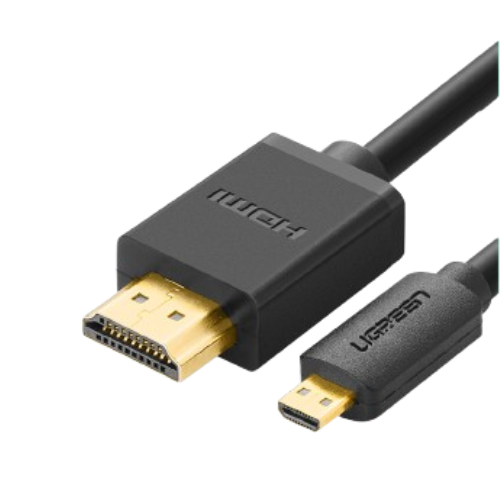 [Techwiz] UGREEN Micro HDMI to HDMI 4K Cable Male to Male Black 1.5M - PH
