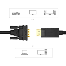 UGREEN 1.5M DP Displayport Male to VGA Male Cable for Projector Monitor TV