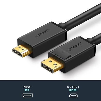 UGREEN 4K DP DisplayPort (Source) HDMI (Display) Cable - PH