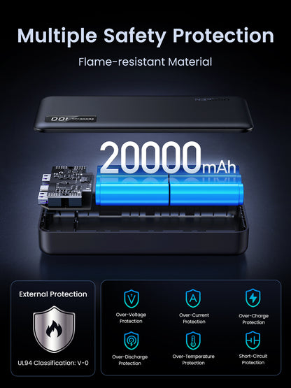 [Techwiz] UGREEN 20000mAh Two-way Fast Charging Power Bank - PH